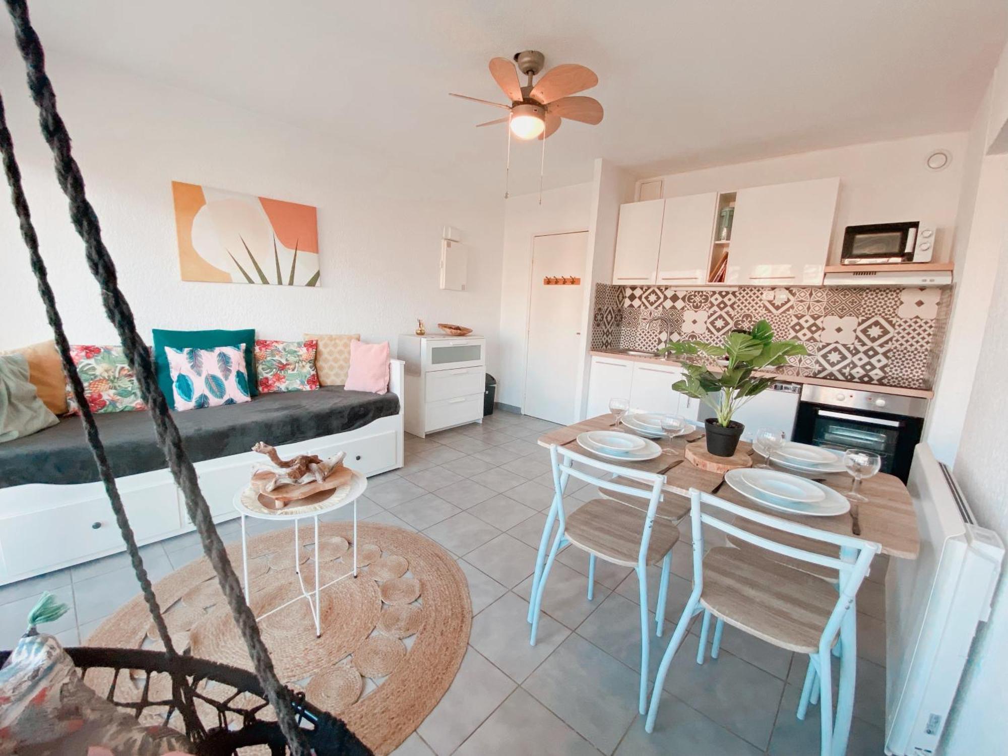 דירות קאנט אן רוסיון Superbe T2 Au Calme Avec Balcon Sur La Marina - 10 מראה חיצוני תמונה