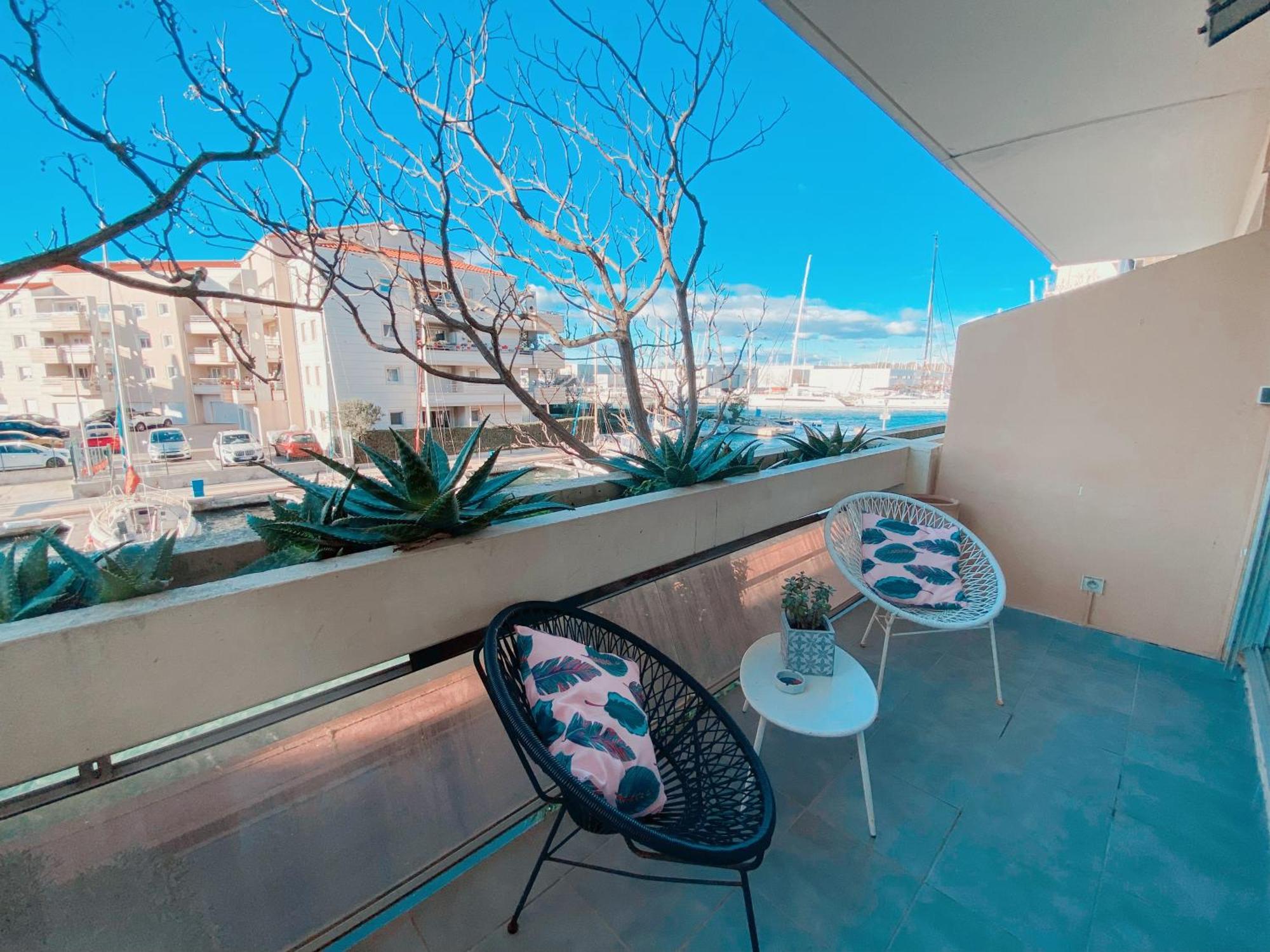 דירות קאנט אן רוסיון Superbe T2 Au Calme Avec Balcon Sur La Marina - 10 מראה חיצוני תמונה